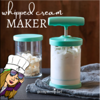 Whipped Cream Maker 