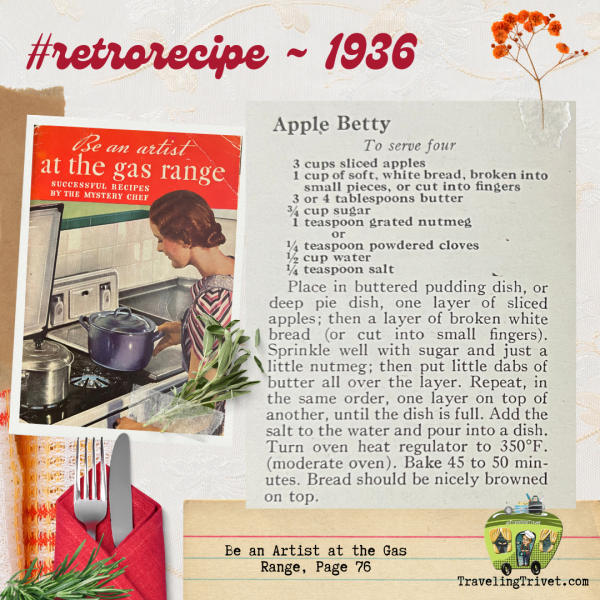 Be an Artist at the Gas Range -Instagram - Apple Betty