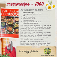 Betty Crocker's Cookbook 1969 - Candied Fruit Cookies