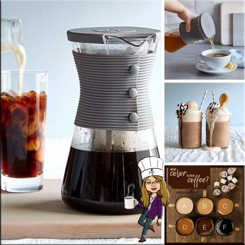 How to make cold brew coffee  Pampered Chef Cold Brew Pitcher demo 
