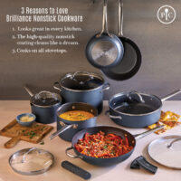 5-Piece Brilliance Nonstick Cookware Set ITEM NUMBER: 100772
