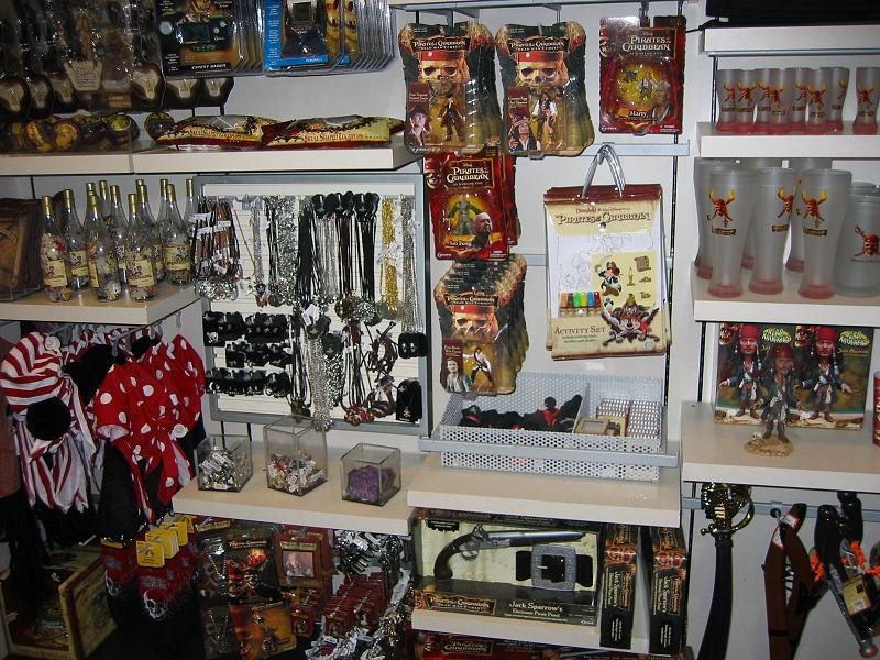 There was plenty of Pirate paraphernalia to be had.