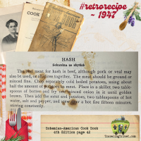 Bohemian-American Cook Book 1947 - Hash