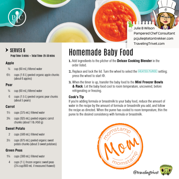 misc recipes 2022-23 Old BitMoji - Homemade Baby Food